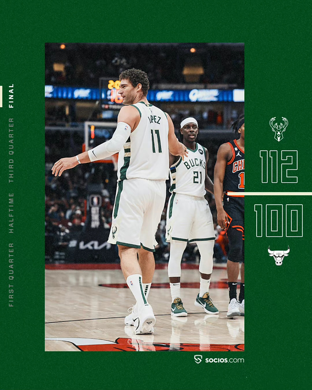 雄鹿逆转公牛,成为连胜保住者 雄鹿逆转公牛,成为连胜保住者